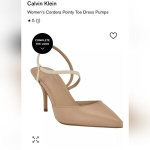 Calvin KleinWomen's Cordera Pointy Toe Dress Pumps Sz 9 1/2M